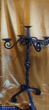 kerzenständer schmiedeeisen handgeschmiedet 5 Arm Freistehend