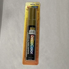 New! Uchida of America 415-GLD 15 MM Decocolor Acrylic Marker, Gold