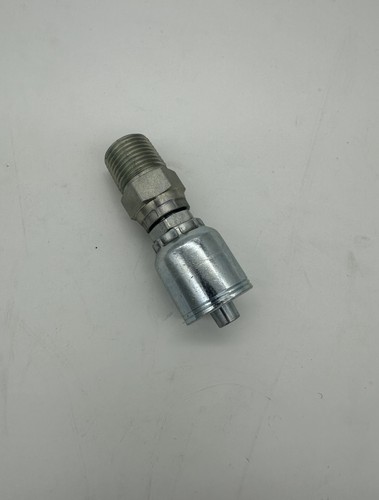 MPX-06-08 (50 Pack) Crimp Fittings 3/8" Hose x 1/2" Male Pipe Swivel - Picture 2 of 4