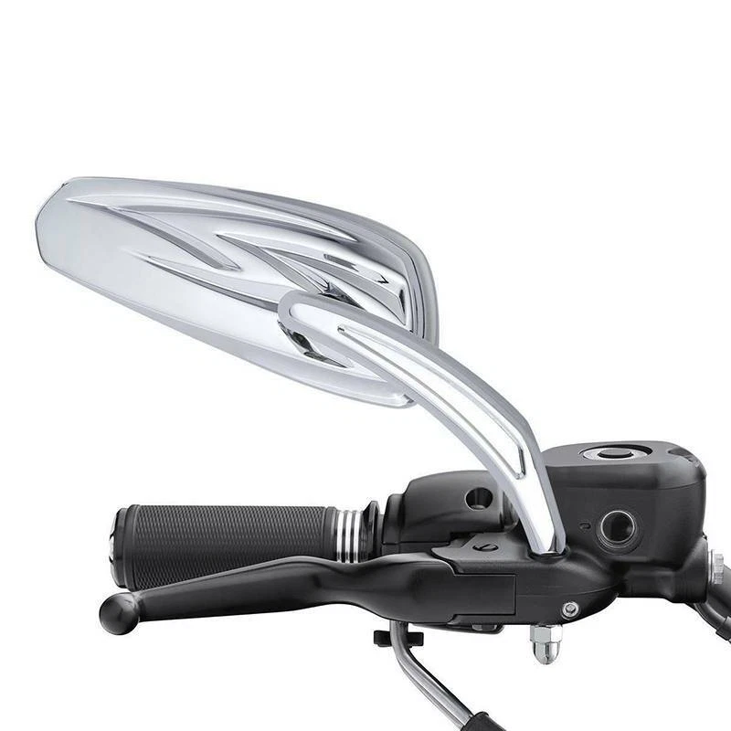 Espejo retrovisor de motocicleta apto para Harley Street Glide Road Glide Custom Touring Foto 4 de 4