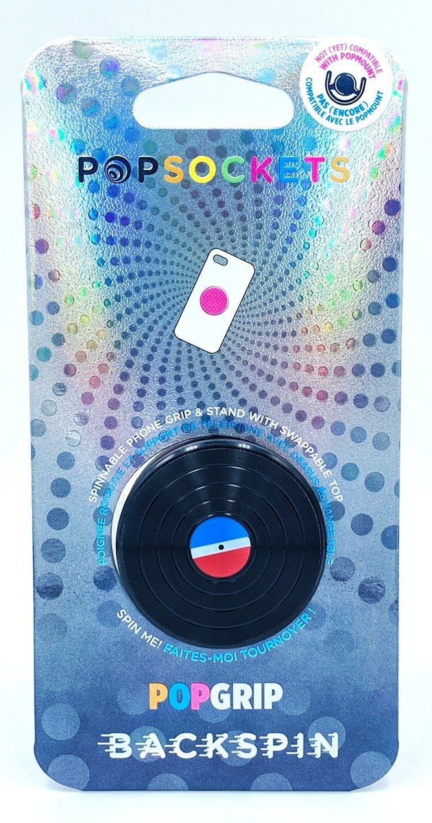 PopSockets Luxe Backspin Aluminum 33RPM Vinyl PopSocket Pop Socket PopGrip