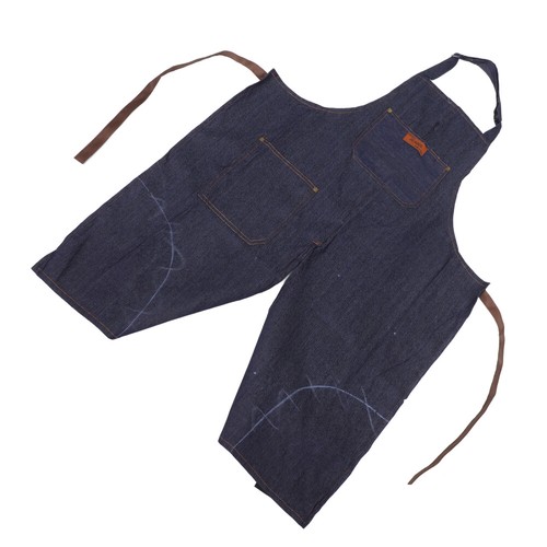 Grembiule Jean Lavoro Denim Donna Grembiule da Donna con Tasche - Foto 2 di 12