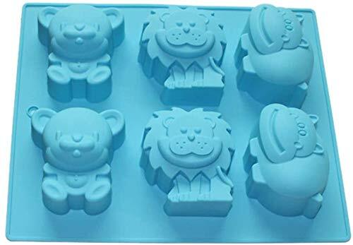 POFET 2 stampi in silicone, stampi antiaderenti per animali, kit di (g9Y)