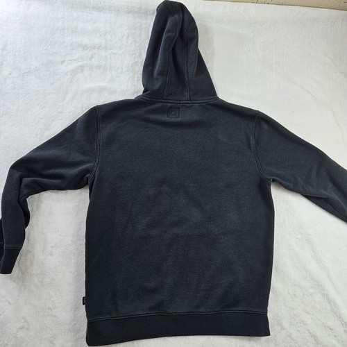 VANS Boys Girls Sweater Sweatshirt XL Black Hoodie Logo Pullover Skates - Picture 10 of 11