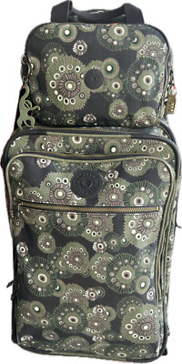 Kipling Koffer Set mit Beautycase schwarz grün Fireworks Softshell