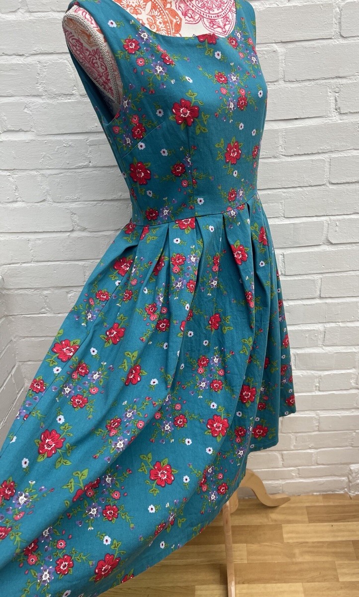 Swing Dress Lindy Bop Lana Lindy Bop Lana Snow Fox Size 14 UK