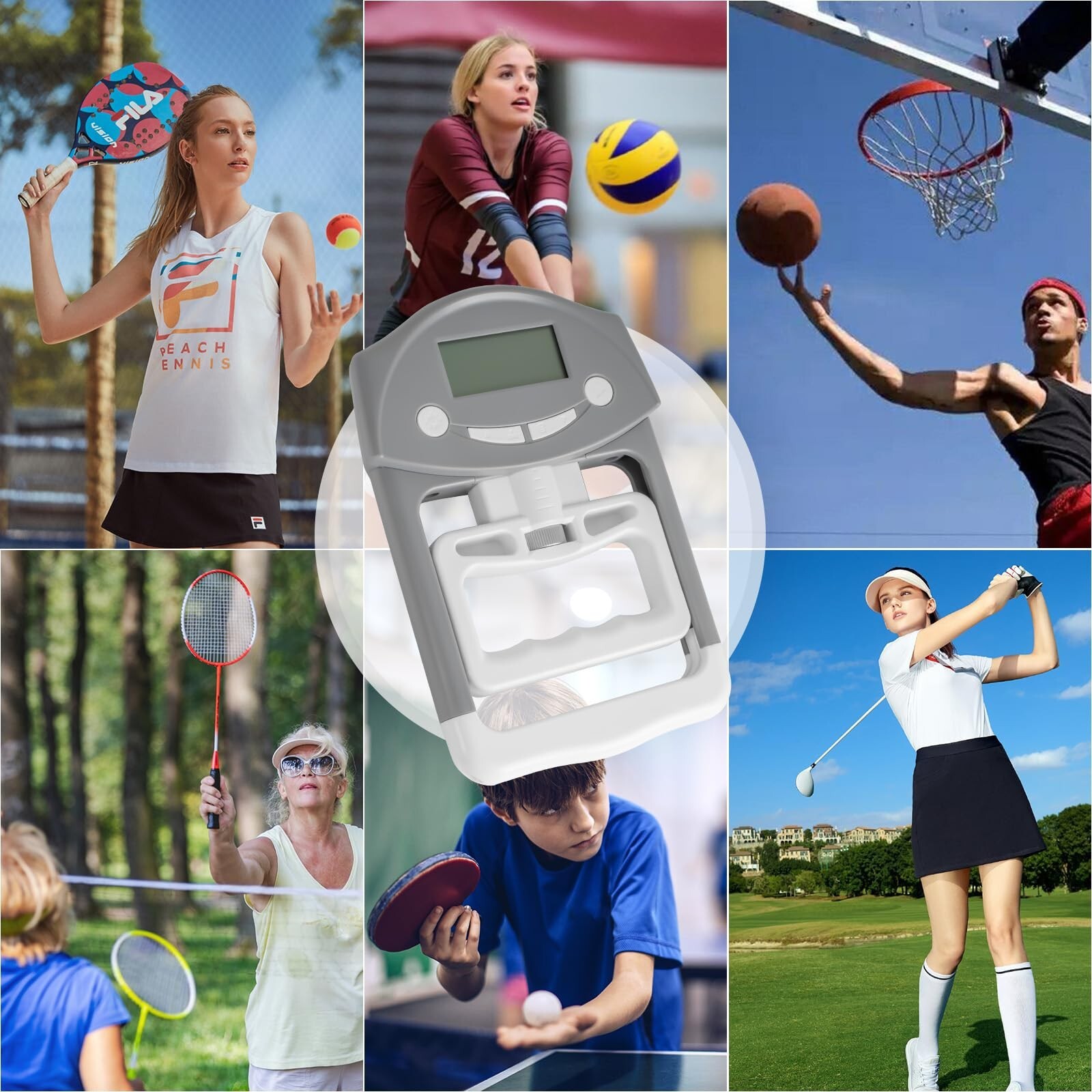 Grip Strength Tester, Hand Grip Dynamometer, Electronic Hand Grip S... Fast Ship