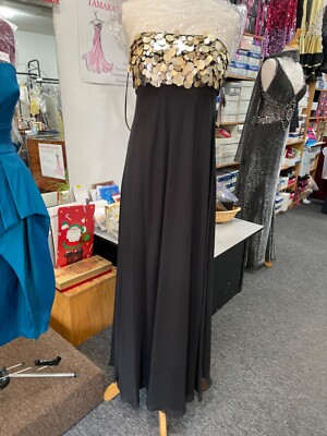 slim fit dress slacks Classic Black and Gold Mermaid Wedding Dresses with One Long Sleeve –  Rosymae