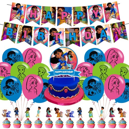 32 Pcs Mira Royal Theme Birthday Party DecorationsParty Supply Set for Kids w...