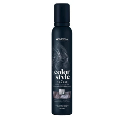 SCHWARZKOPF INDOLA Color Style Mousse Anthrazit 200 ml - Schaumtönung - kein Import