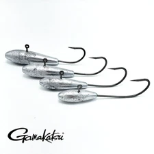 GraveDigger Tube Jig Head - 2pk - with 8/0 Gamakatsu Hooks - Fishing Jig