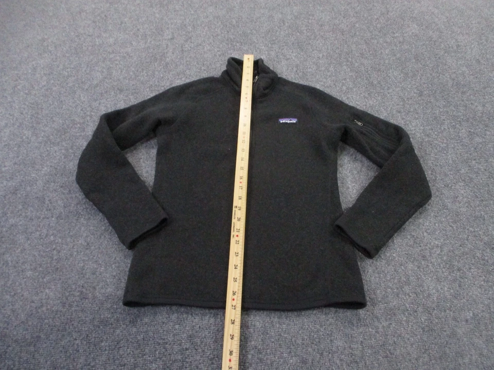 Куртка женская Patagonia XS черная улучшенный свитер флисовая для походов на открытом воздухе для взрослых - Изображение 3 из 4