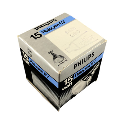 PHILIPS 15W B15d 6V 14° 6426 GBC HALOGEN Leuchtmittel