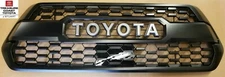 NEW OEM TOYOTA TACOMA 2016-2023 TRD PRO GRILLE MATTE BLACK WITH RADAR COVER