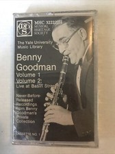 Benny Goodman Live At Basin St. Volume 1  2 Classical Music NEW Cassette Tape