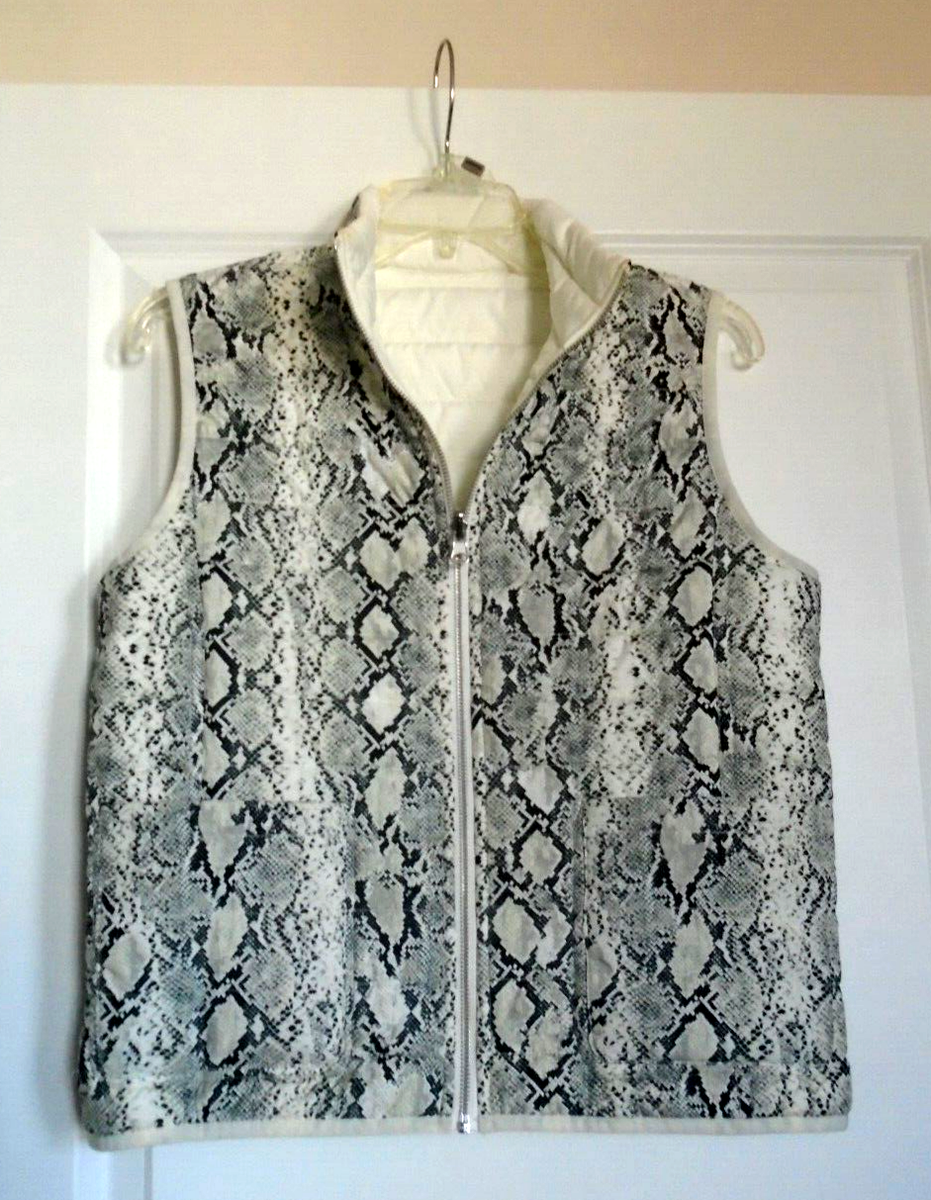 BROOKS BROTHERS Women's Reversible Small 2-In-1 Classic Quilted