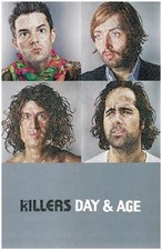 THE KILLERS DAY AND AGE 2008 PROMO POSTER