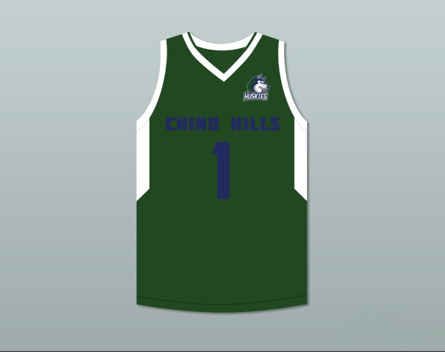 CUSTOM ANY LAMELO BALL 1 CHINO HILLS HUSKIES GREEN CUSTOM ANY LAMELO BALL 1 CHINO HILLS HUSKIES GREEN