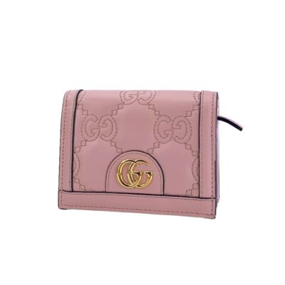 ★Gucci★GG Marmont Matelasse Card Case Wallet★Fuchsia GG Matelassé card case wallet in pink leather | GUCCI® SG