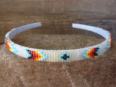 Navajo Indian Hand Beaded Head Band by Raven Cleveland | eBay display picture 3