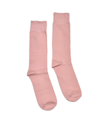 Mens Colorful Dress Crew Socks Solid Color Wedding Party Costume Prom Groomsmen
