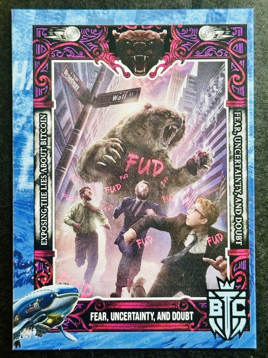 FUD #22 2024 Bitcoin Trading Cards BTCTC WHALE Halving Ed. BASE Ltd. /347 |  eBay