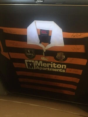 west tigers framed jersey