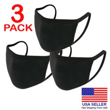 FACE MASK REUSABLE WASHABLE COVERING CLOTHING MASKS FOR MEN WOMEN KIDS PACK OF 3