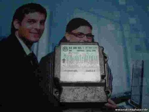 Airbagsensor Airbagsteuergerät  Golf V 1K0909605T 05 H020 S2300 SIEMENS 5WK43412