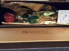Gold Plated Real RED Rose 24K Dipped Flower Valentine's Day 2018 Love Gift