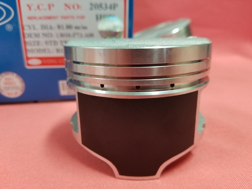 YCP 82mm High Compression Pistons + Rings Acura Integra GSR Civic Type