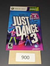 Just Dance 3 Microsoft Xbox 360, 2011 MANUAL ONLY