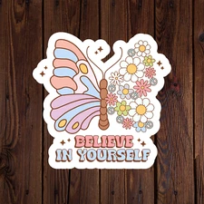 Mental health awareness sticker vinyl decal positivity believe in yourself