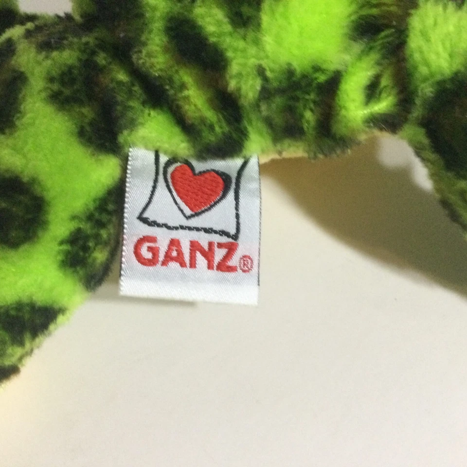 GANZ WEBKINZ 8" PLUSH BULLFROG GREEN AND YELLOW WITH BLACK SPOTS NO CODE - Image 3 of 4