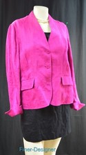 JONES NEW YORK linen Begonia Suit Coat Blazer light Jacket brocade Size 14P NEW
