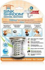 SinkShroom Nickel Award-Winning Drain Protector Hair Catcher Snare by TubShroom 