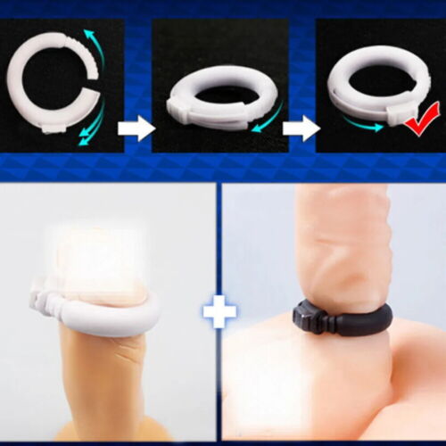 Delay Ejaculation Adjustable Penis Rings Erection Enhancer Sexy Toys Stretchy 、 - Picture 5 of 13