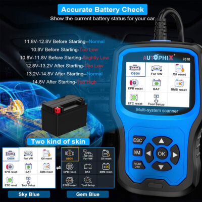 VOLKSWAGEN VW AUDI Obd2 Diagnostic Scanner Tool iCarsoft VAGII