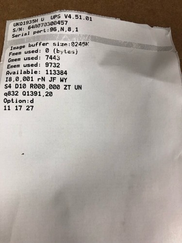 Zebra UPS LP2844 Direct Thermal Barcode Printer W/AC-ADAPTER (TESTED) - Picture 9 of 9
