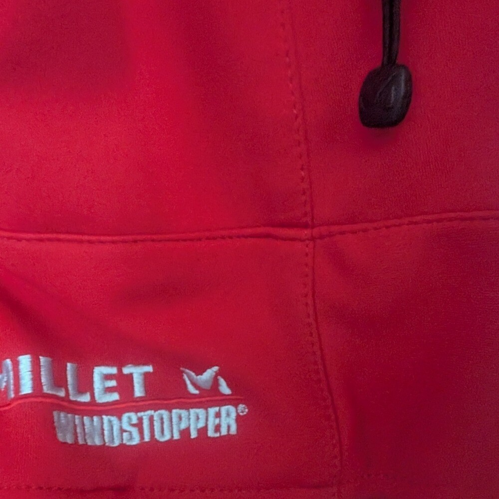 Nice Millet Red WindstopperJacket Performance Sof… - image 4