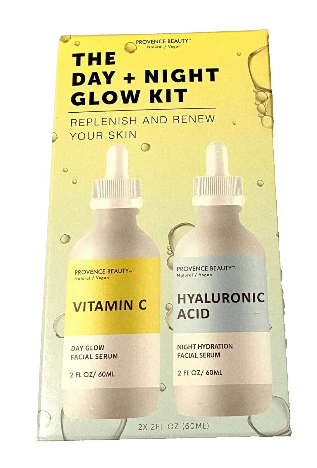 Provence Beauty The Day + Night Glow Kit Set Vitamin C & Hyaluronic