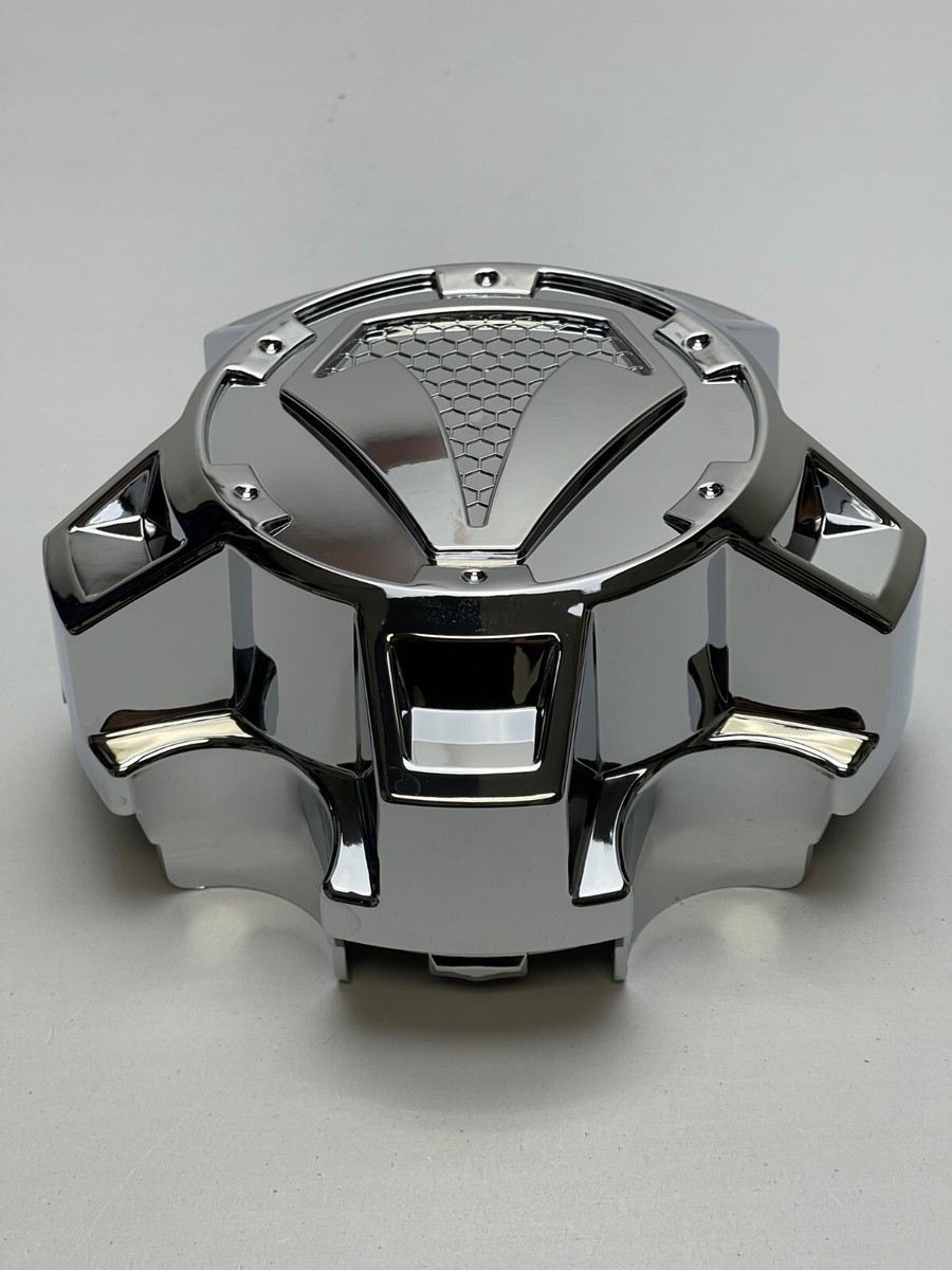 Toyota T-Force Chrome 5 Lug Snap In Wheel Center Cap 89-9601SB
