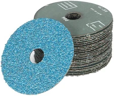 25x 4.5" Zirconia Resin Fiber Disc 16 24 36 60 80 120 Grit Grinding&Sanding Disc