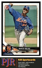 2018 Bowman #BP35 Marcos Molina New York Mets  Buy 4 - 35% OFF