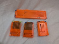 Lot of 4 Nerf Dart Gun N-Strike Elite Ammo Magazine Clips 33 Darts