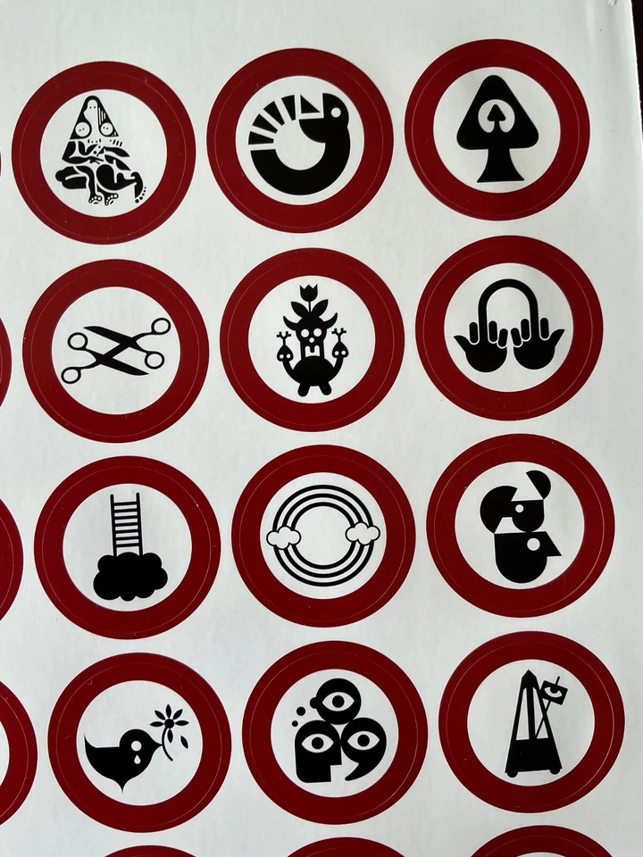 Ryan McGinness, Kenzo Minami + Tara McPherson + Neckface + Art Sticker Sheet - Image 2 of 4