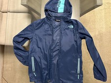 The North Face Blue Hooded Rain / Windbreaker Jacket  Boy's Size L 14-16 