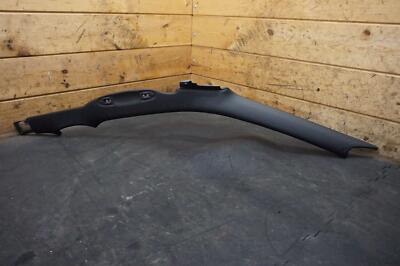 Left Driver Side A-Pillar Black Leather Trim Panel 3Y4867233 Bentley Mulsanne