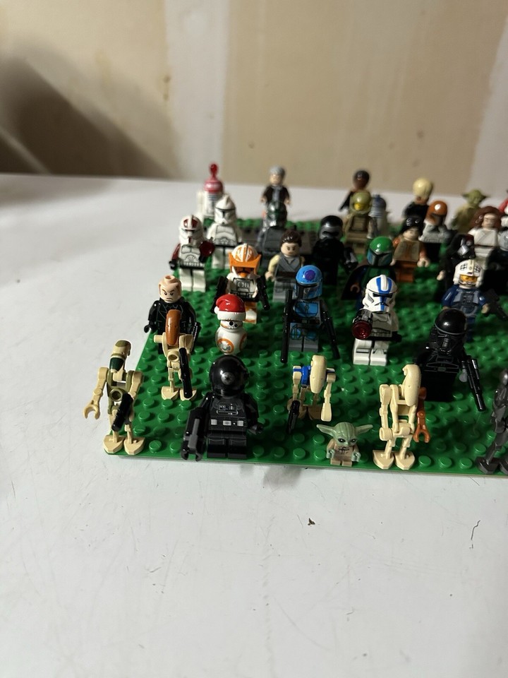 Bulk Lego Star Wars 45 Minifigures Lot Clone Troopers Droids Lots of ...
