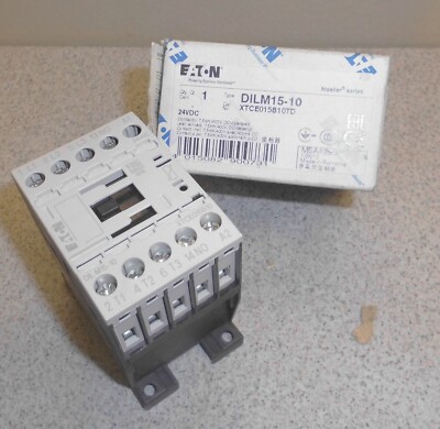 Eaton Schütz DILM15-10 Magnetspule 24 V DC VDC  7,5 KW bei 400 Volt AC-3 +1S/NO